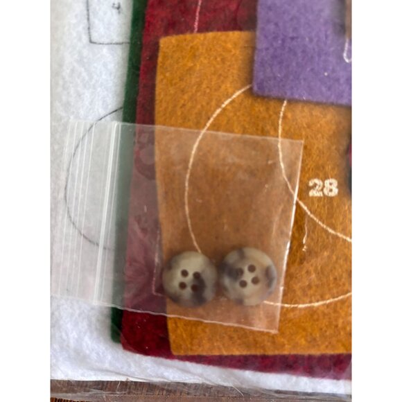 Janlynn Angel Christmas Stocking Felt Appliqué Kit #36-36 By Holly Witt NEW KIT - Picture 8 of 11